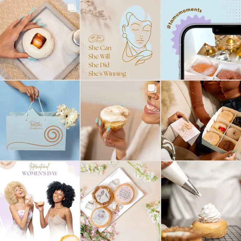 Tamu Doughnutery: Social media content creation